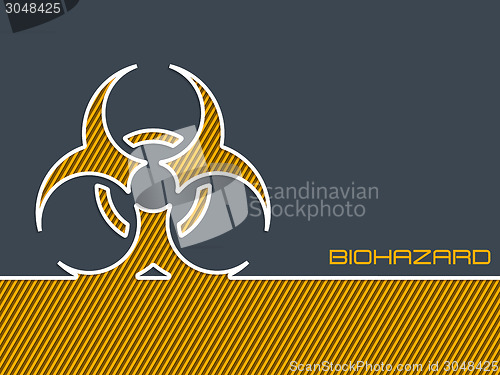 Image of Bio hazard warning background