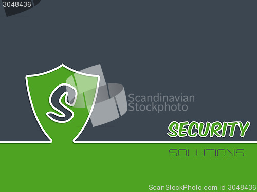 Image of Security background with shield