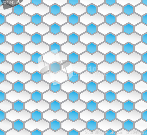 Image of Seamless hexagon pattern background