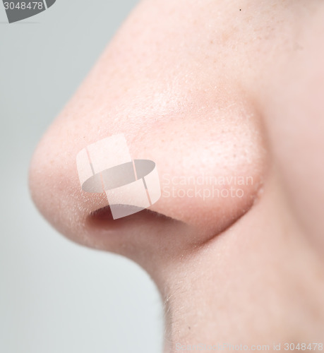 Image of woman nose