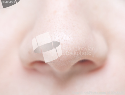 Image of woman nose