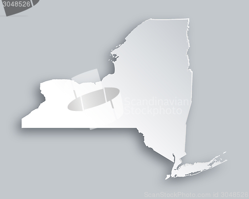 Image of Map of New York