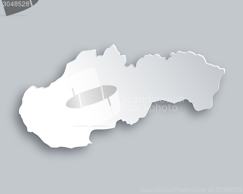 Image of Map of Slovakia