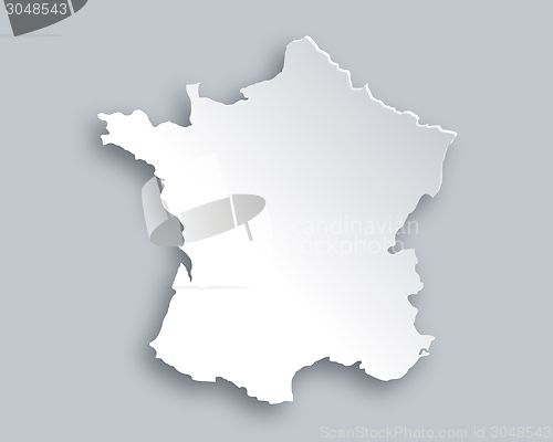 Image of Map of France