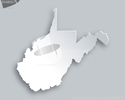 Image of Map of West Virginia