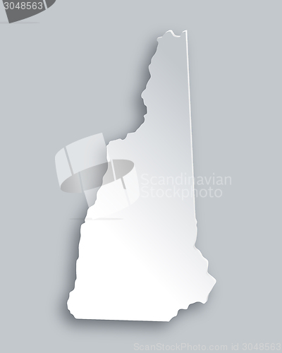 Image of Map of New Hampshire