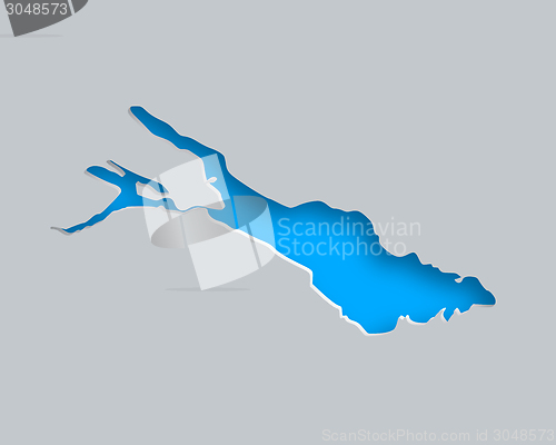 Image of Map of Lake Constance