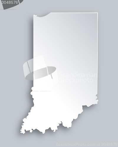 Image of Map of Indiana