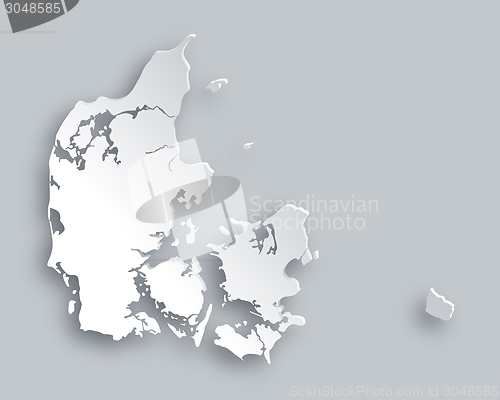 Image of Map of Denmark