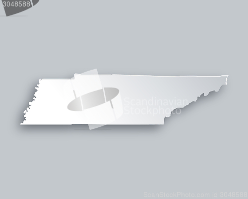Image of Map of Tennessee