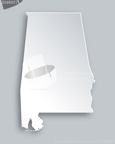 Image of Map of Alabama