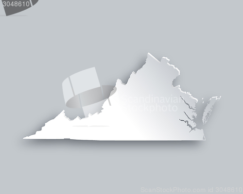 Image of Map of Virginia