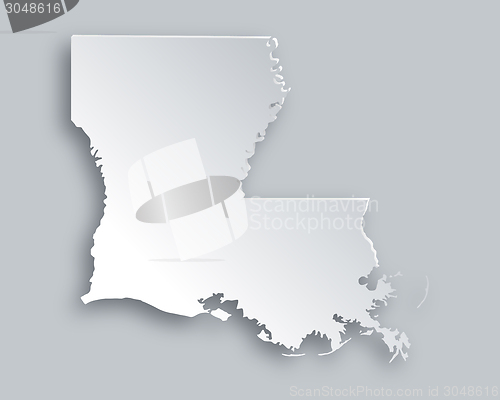 Image of Map of Louisiana
