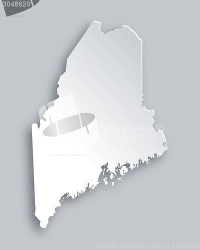 Image of Map of Maine