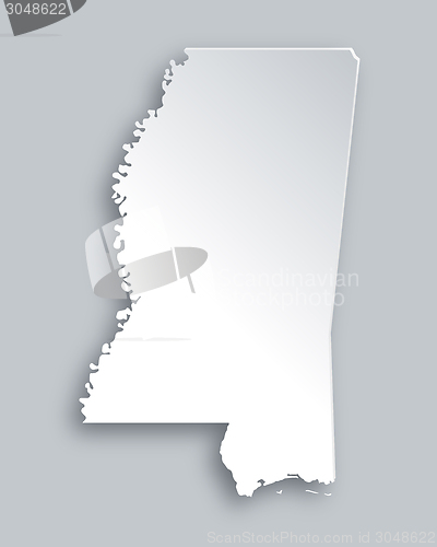 Image of Map of Mississippi