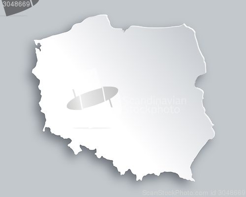 Image of Map of Poland