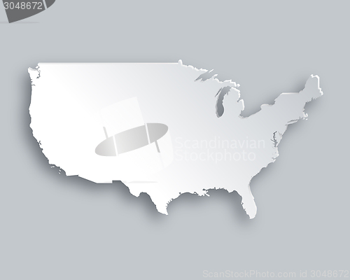 Image of Map of USA