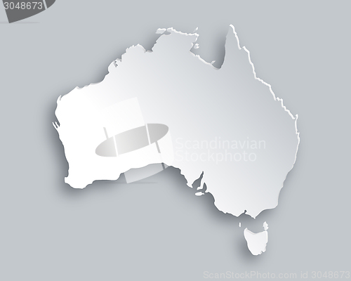 Image of Map of Australia