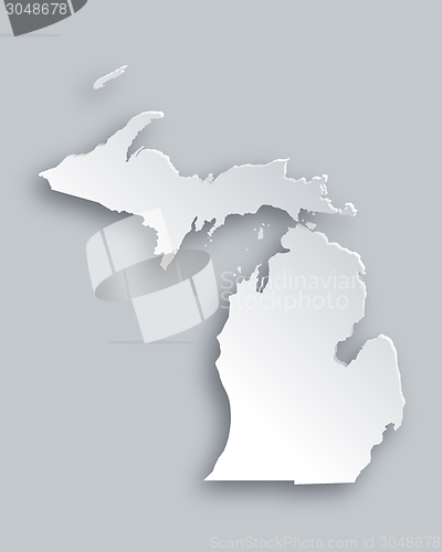 Image of Map of Michigan