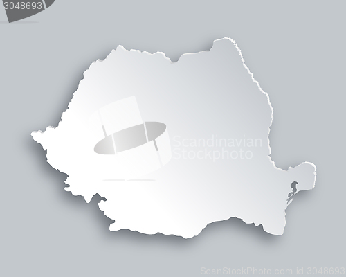 Image of Map of Romania