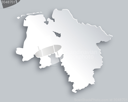 Image of Map of Lower Saxony