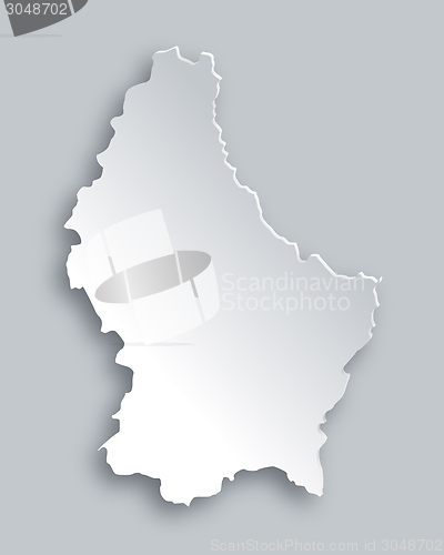 Image of Map of Luxembourg