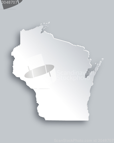 Image of Map of Wisconsin