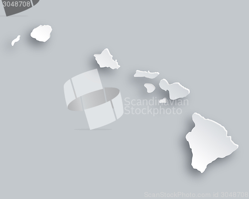 Image of Map of Hawaii