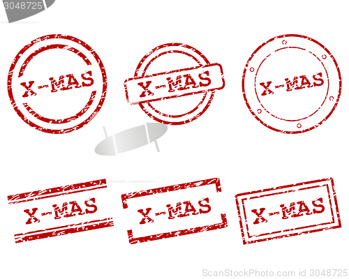 Image of X-mas stamps