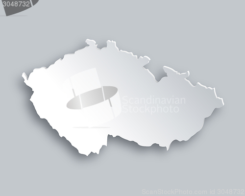 Image of Map of Czech Republic