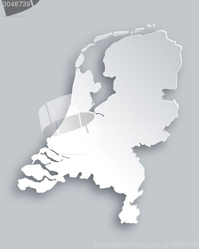 Image of Map of the Netherlands