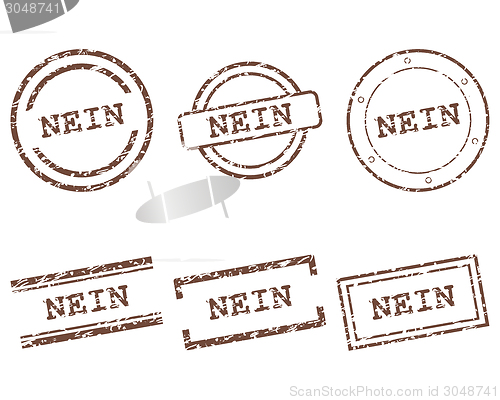 Image of Nein stamps