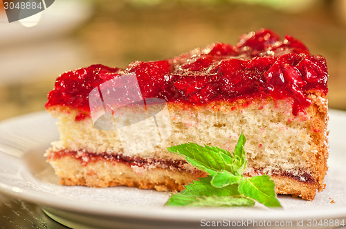 Image of cake with berry's