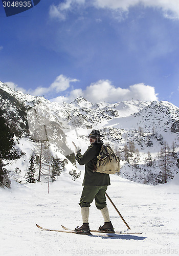 Image of Vintage Skier