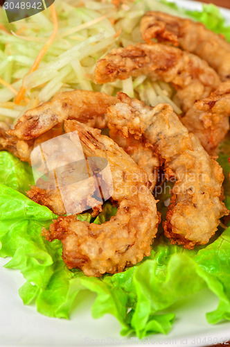 Image of Fried shrimps