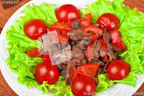 Image of Roasted beef and mushrooms