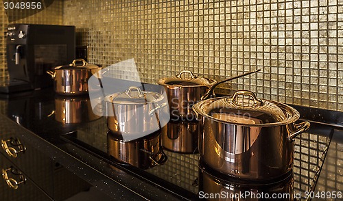 Image of saucepans