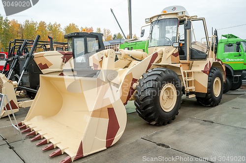 Image of Bulldozer of Chelyabinsk Tractor Plant.Russia
