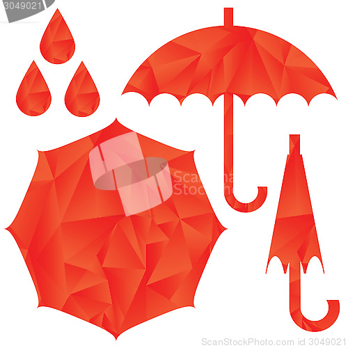 Image of umbrella set