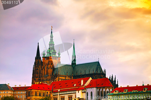 Image of The Prague castle close up