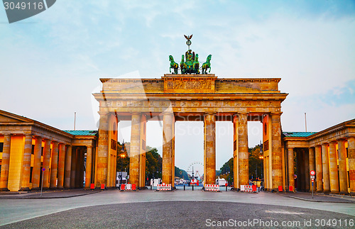 Image of Brandenburg gate in Berlin, Germany