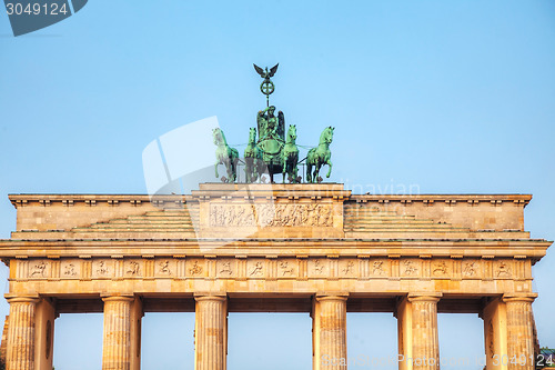 Image of Brandenburg gate in Berlin, Germany