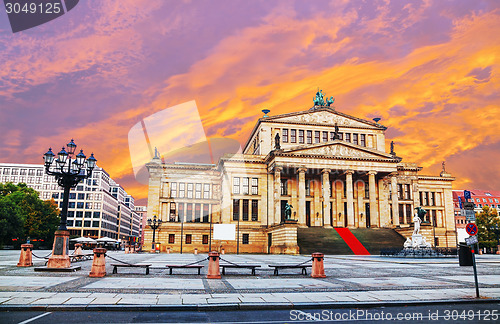 Image of Concert hall (Konzerthaus) at Gendarmenmarkt square in Berlin