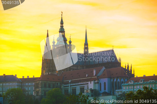 Image of The Prague castle close up