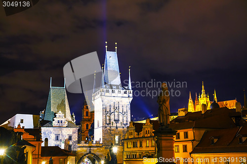 Image of The Old Town with Charles bridge in Prague