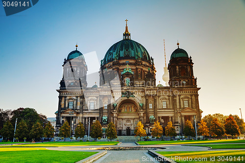 Image of Berliner Dom cathedral in the morning