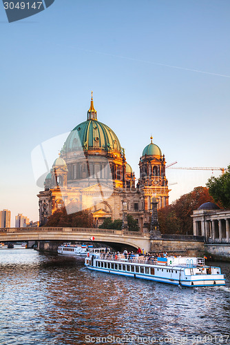 Image of Berliner Dom cathedral in the evening