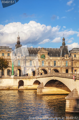 Image of The Louvre palace in Paris, France