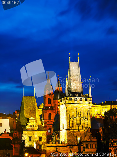 Image of The Old Town with Charles bridge in Prague