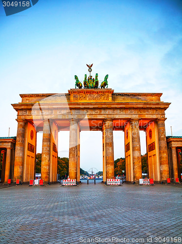 Image of Brandenburg gate in Berlin, Germany